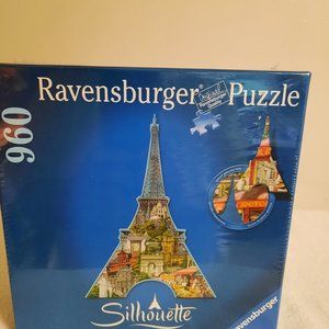 New 960 piece Ravensburger silhouette jigsaw puzzle "Eiffel Tower, Paris